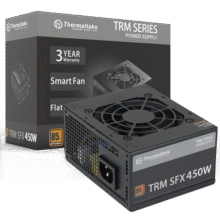 Thermaltake（Tt）额定450W TRM SFX 450 电脑电源（智能温控风扇/主动PFC/小尺寸/无转接架）249元 (月销1000+)