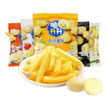 脆升升薯条20g*10包经典原味蜂蜜黄油海盐柠檬碳烤和牛混合口味 脆升升薯条原味 20g*10包