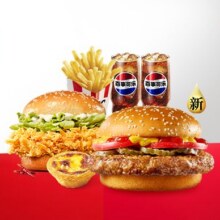 美团 肯德基 肯德基超霸超值双人餐86.3元（原价74元现仅43.15元/件）