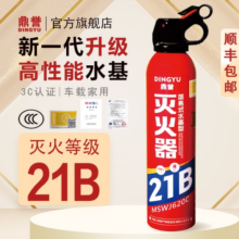 鼎誉水基型车载灭火器21B耐高温私家车家用小型便携式消防器材13.9元 (券后省26)
