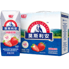 莫斯利安 草莓酸酪 酸牛奶 2.8g蛋白质 12盒 200g26.41元