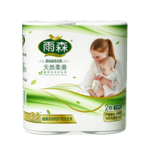 雨森卷纸 母婴试用6层 125g/卷*6卷6.9元包邮