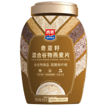 西麦奇亚籽混合谷物燕麦片880g即食代餐营养无添加蔗糖早餐食品 【轻食代餐】 880g桶装59.9元 (每满59减30,送赠品)