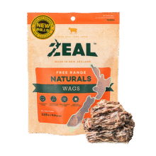 ZEAL新西兰进口狗狗零食风干小牛尾骨500g磨牙肉干训练奖励宠物零食121.49元（需领券）