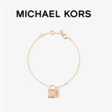 白鹿同款，Michael Kors 迈克·科尔斯 2025秋季新款 心有锁属925银手链MKC1631AN新低258元包邮