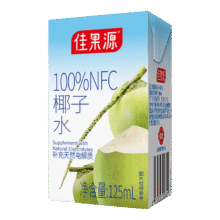 佳果源100%NF椰子水125ml*16盒整箱*2件59.8元（需领券，合29.90元/件）