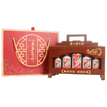 茅台 飞天步步高升礼盒 53° 白酒 200ml+100ml*2+50ml*2