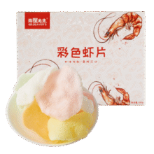 海狸先生 生虾片自己炸油炸龙虾片彩色怀旧童年膨化食品网红零食 彩色虾片*3袋150g9.9元 (每满300减30,券后省7)