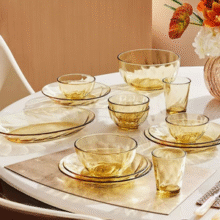 Corningware 康宁 晶炫系列 耐热琥珀玻璃碗 11cm*4个58.55元包邮