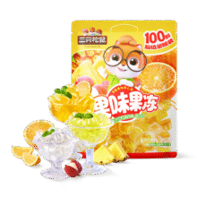 20点：三只松鼠 果冻布丁 2000g