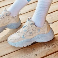 超V：安踏 星光老爹鞋 厚底舒适运动休闲鞋