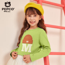 PEPCO 小猪班纳 2025新款 男女童100纯棉长袖T恤*3件（100~150码）新低54.7元包邮（18.23元/件）