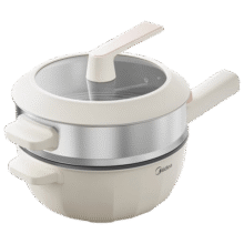 美的（Midea）电炒锅 电蒸锅 电煮锅电火锅家用多功能锅炒菜锅插电蒸煮一体锅炒菜专用蒸煮煎炒1600W双管火力 3.5L 国家补贴【升级不锈钢蒸笼】HCG2572129元 (券后省10)