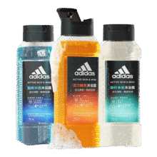 PLUS会员、首购、试用：阿迪达斯 （adidas）男士补水保湿护肤沐浴露250ml*3 送男友礼物37.85元