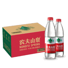 农夫山泉 瓶装 饮用水 天然健康 550ml 24瓶