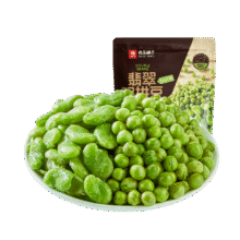 良品铺子 翡翠双拼豆158g6.9元包邮（需试用）