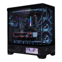 瓦尔基里（VALKYRIE）VK03 BLACK 黑色 ATX 游戏电脑台式机箱 支持360水冷 6.2吋触摸屏 270°海景房399元 (送赠品,券后省20,月销5000+)