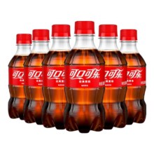 可口可乐碳酸饮料整箱装  6瓶