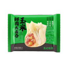 袁记味享 袁记云饺 玉米鲜肉大云吞250g 12只*15件115.52元（合7.7元/件）