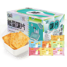 米多奇烤馍片整箱饼干办公室零食休闲小吃馍丁馒头片整箱批发 【原味+孜然+麻辣+香葱】1600g31.9元 (券后省6)