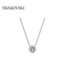 施华洛世奇（SWAROVSKI）UNA Angelic项链女吊坠轻奢送女友老婆女七夕情人节礼物 棱镜冰蓝 5662142