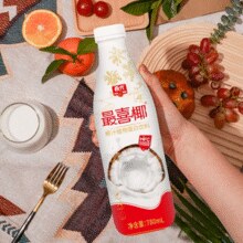 还原本鲜！春光 最喜椰 椰汁植物蛋白饮料 780ml*2瓶￥7.86 1.8折
