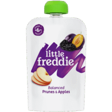 小皮（Little Freddie）果泥婴儿水果泥6个月以上宝宝辅食无添加糖盐欧洲原装进口辅食泥 西梅苹果泥 助嗯嗯通畅 100g*1袋26.9元 (月销1000+)