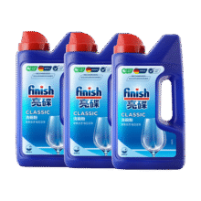 亮碟（finish）洗碗粉洗碗机专用洗涤剂洗洁精清洁剂洗碗盐洗涤块全机型适用 洗碗粉 1KG*3