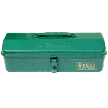 老A(LAOA)五金家用工具箱收纳箱 车载 加厚铁皮箱子 16.5"带隔层LA113410116元