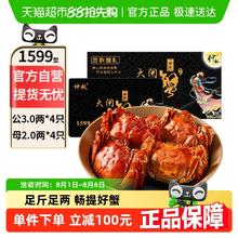 仲秋 中国大陆 大闸蟹礼券 公3.0两母2.0两 8只