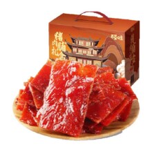 88VIP: 百草味高蛋白休闲零食猪肉脯500g22.42元+3.98元淘金币