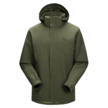 骆驼（CAMEL）冲锋衣三合一抓绒内胆可拆秋冬防水登山服TR341深橄榄，男S532.2元
