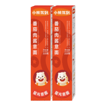 小熊驾到速食意大利面  番茄肉酱意面方便速食意粉通心粉方便面儿童意面 番茄肉酱意面 215g*2盒16.9元 (月销5000+)