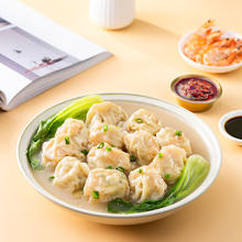 袁记味享 x鲜京采袁记云饺鲜虾三拼云吞拼盘鲜虾蟹籽黄鱼鲜肉云吞24颗500g 鲜虾全家福拼盘500g18.38元
