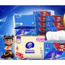 88VIP:Vinda 维达 哪吒联名抽纸3层100抽24包M码27.25元（需领券，超级补贴下单）