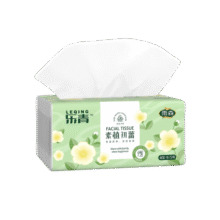 yusen 雨森 原生木浆抽纸 5层400张*3包3.9元（需领券）