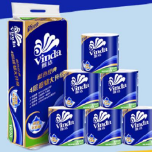 需首购: 维达（Vinda）蓝色经典有芯卷纸4层 160g*10卷 单提15.99元