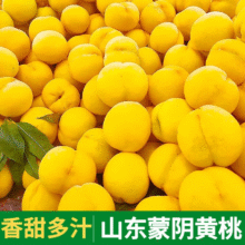 京格顺丰 山东蒙阴黄毛桃 56 净重2.25斤 6-8个*2件