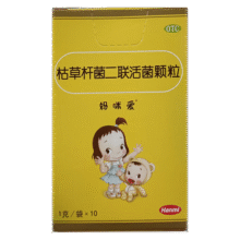 【原研好药】妈咪爱 枯草杆菌二联活菌颗粒1g*10袋/盒25.5元 (券后省0.9,月销4000+)