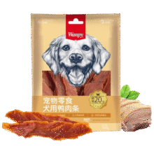 顽皮（Wanpy）鸭肉条360g成幼犬宠物狗狗零食磨牙棒洁齿高蛋白鸭肉干12.8元（需领券）