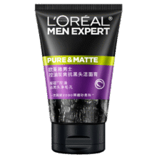 欧莱雅 男士控油炭爽抗黑头洁面乳 100ml25.88元
