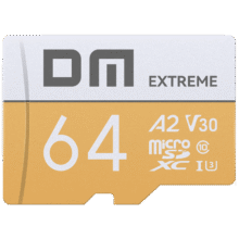 DM大迈 64GB TF（MicroSD）存储卡 金卡 A2 V30 游戏手机行车记录仪监控摄像头多设备兼容高速内存卡16.9元