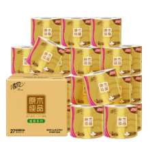 Breeze/清风 原木金装140g 有芯卷纸 4层 27卷