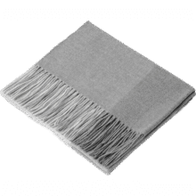 无印良品（MUJI）羊毛披巾JC31CA4A 灰色格纹 60*200cm188元
