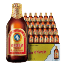 青岛啤酒（TsingTao）金质小棕金精酿系列原麦汁浓度11°P整箱 296mL 24瓶119元 (每满139减10,券后省20)