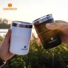 SANTECO 保温杯大容量便携户外咖啡杯壶男女水壶不锈钢杯子喝水杯券后19元
