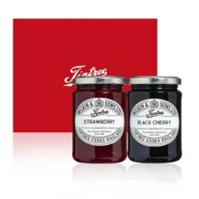 临期：缇树 果酱礼盒（草莓340g+樱桃340g）英国进口、25/12月27.91元包邮（需淘金币、合13.95元/罐）