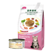 麦富迪营养森林全价猫粮通用型天然粮 【成猫】10kg+拉妃猫罐129元 (券后省16)