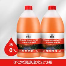 乔帮主 乙醇强力去油膜玻璃水 2L*2桶14.8元