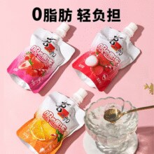 0脂肪！喜之郎 CICI 吸的果冻/乳酸果冻爽 100g*4袋￥4.63